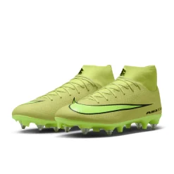 Nike Zoom Mercurial Superfly 10 Academy IJzeren-Nop Voetbalschoenen (SG) Anti-Clog Geel Neongeel Oranje