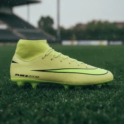 Nike Zoom Mercurial Superfly 10 Academy IJzeren-Nop Voetbalschoenen (SG) Anti-Clog Geel Neongeel Oranje
