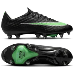 Nike Zoom Mercurial Superfly 11 Elite IJzeren-Nop Voetbalschoenen (SG) Zwart Felgroen Zilvergrijs