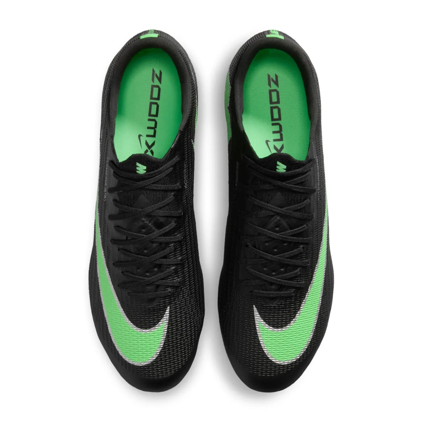 Nike Zoom Mercurial Superfly 11 Elite IJzeren-Nop Voetbalschoenen (SG) Zwart Felgroen Zilvergrijs