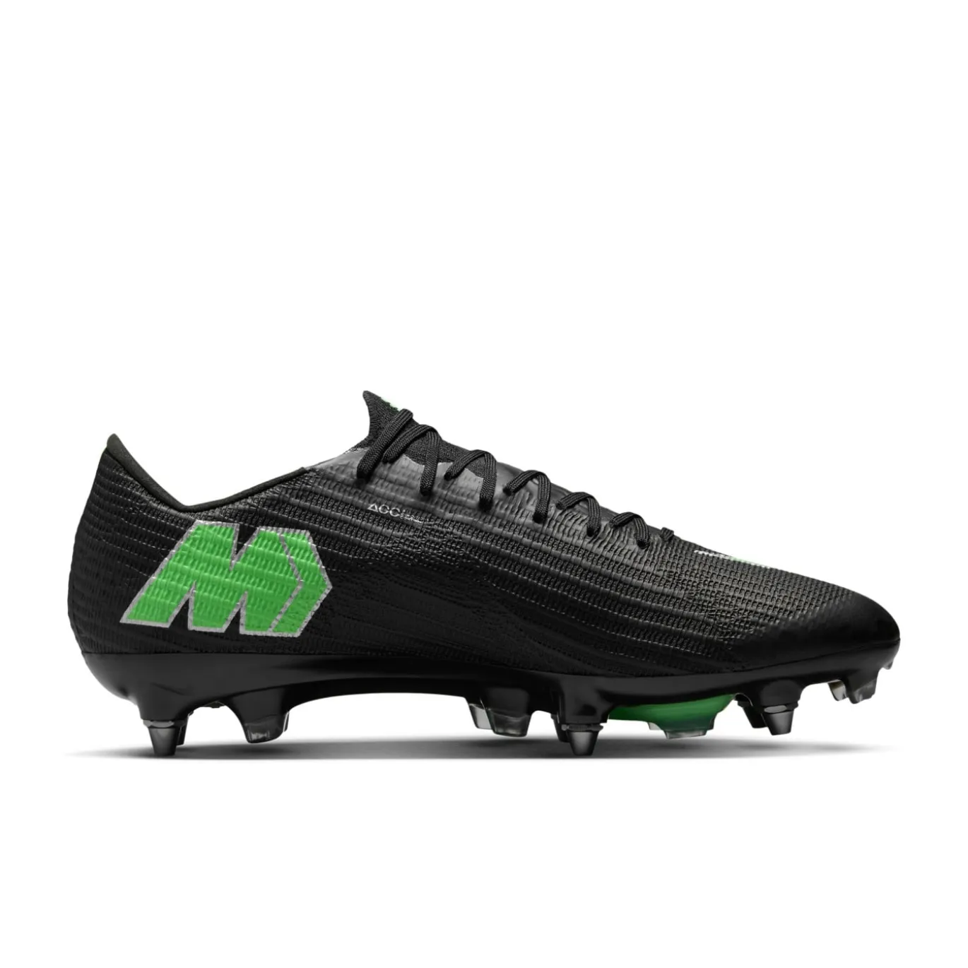 Nike Zoom Mercurial Superfly 11 Elite IJzeren-Nop Voetbalschoenen (SG) Zwart Felgroen Zilvergrijs
