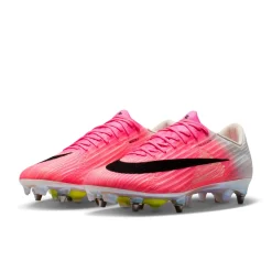 Nike Zoom Mercurial Superfly 11 Elite IJzeren-Nop Voetbalschoenen (SG) Felroze Wit Zwart