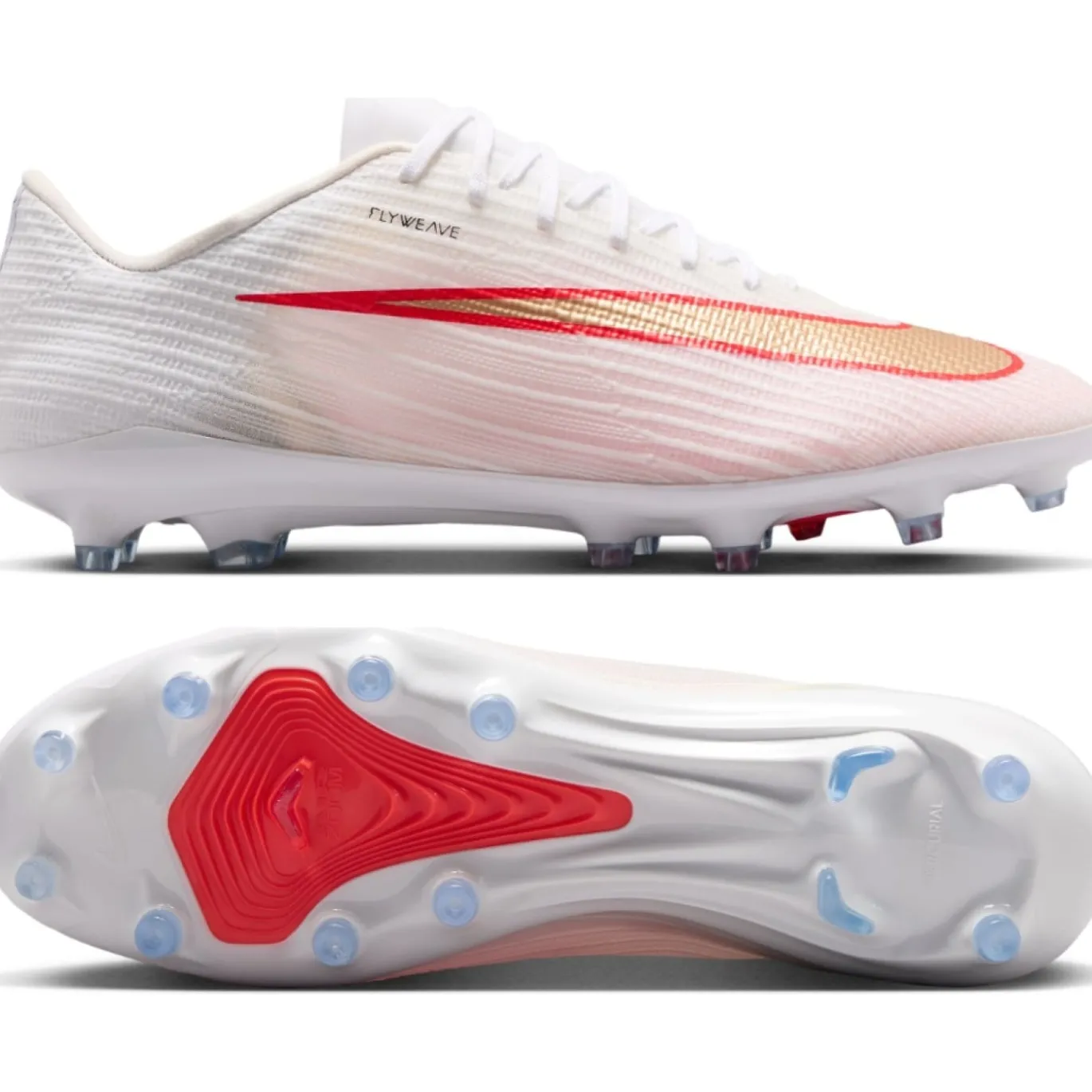 Nike Zoom Mercurial Superfly 11 Pro Kunstgras Voetbalschoenen (AG) Wit Felrood Goud