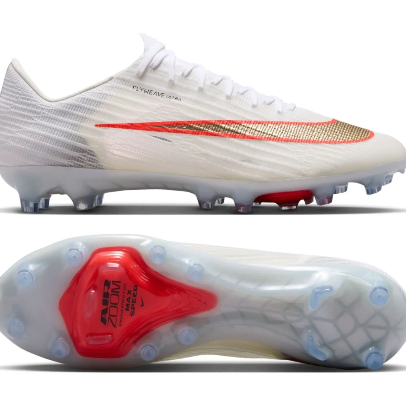 Nike Zoom Mercurial Superfly 11 Elite Kunstgras Voetbalschoenen (AG) Wit Felrood Goud