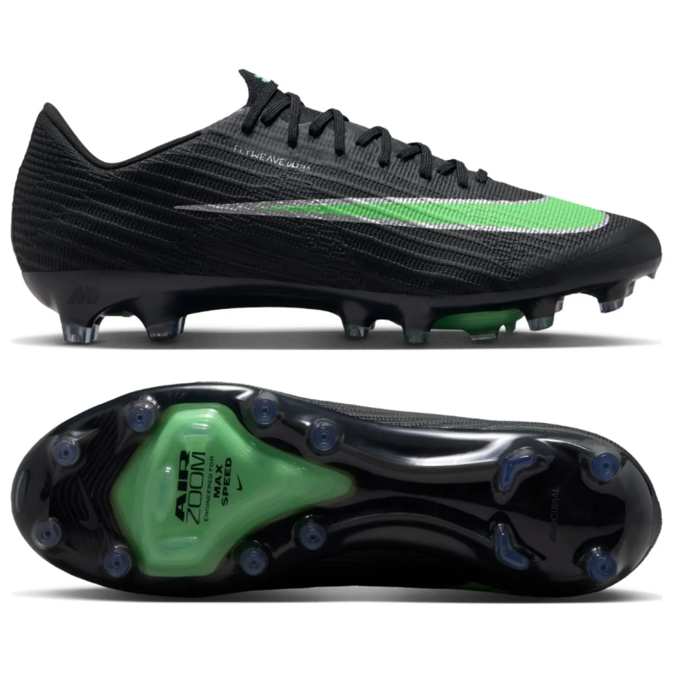 Nike Zoom Mercurial Superfly 11 Elite Kunstgras Voetbalschoenen (AG) Zwart Felgroen Zilvergrijs