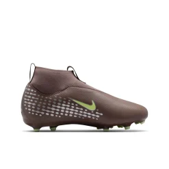 Nike Zoom Mercurial Superfly 10 Mbappé Academy Gras / Kunstgras Voetbalschoenen (MG) Kids Bruin Neongeel Zilver