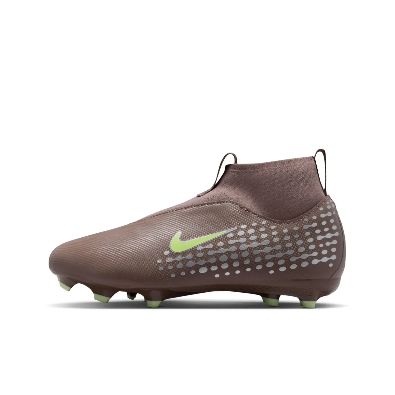Nike Zoom Mercurial Superfly 10 Mbappé Academy Gras / Kunstgras Voetbalschoenen (MG) Kids Bruin Neongeel Zilver