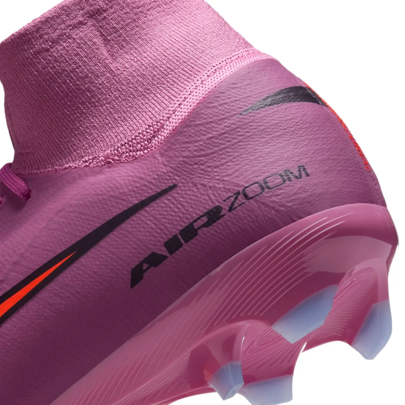 Nike Zoom Mercurial Superfly 10 Pro Gras Voetbalschoenen (FG) Roze Felrood Lichtblauw