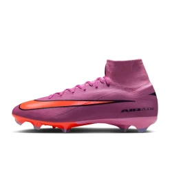 Nike Zoom Mercurial Superfly 10 Pro Gras Voetbalschoenen (FG) Roze Felrood Lichtblauw