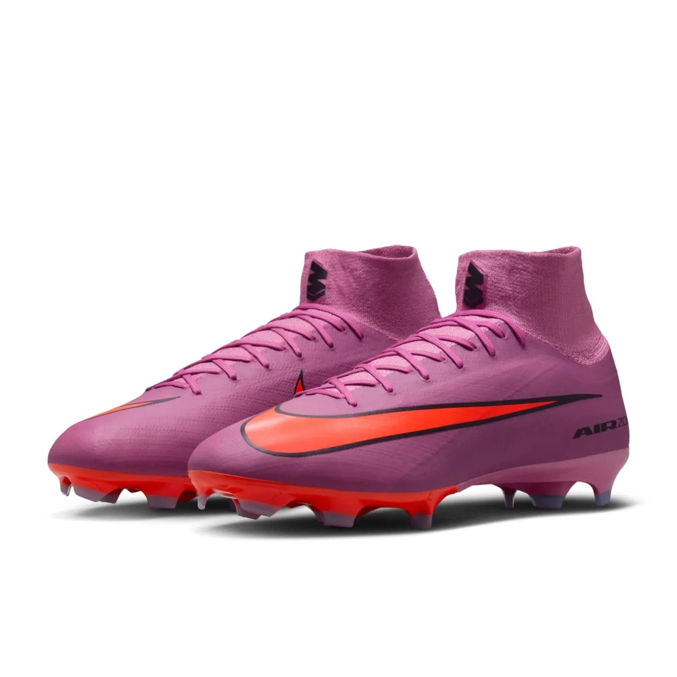 Nike Zoom Mercurial Superfly 10 Pro Gras Voetbalschoenen (FG) Roze Felrood Lichtblauw