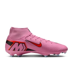 Nike Zoom Mercurial Superfly 10 Academy Gras / Kunstgras Voetbalschoenen (MG) Roze Felrood Lichtblauw