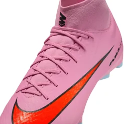 Nike Zoom Mercurial Superfly 10 Academy Gras / Kunstgras Voetbalschoenen (MG) Roze Felrood Lichtblauw