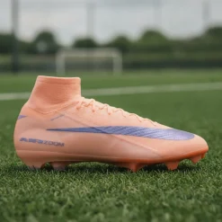Nike Zoom Mercurial Superfly 10 LV8 Elite Gras Voetbalschoenen (FG) Zalmroze Donkerblauw Paars