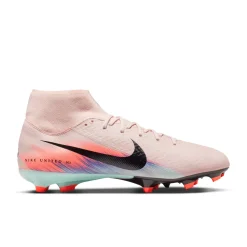 Nike Zoom Mercurial Superfly 10 Academy Gras / Kunstgras Voetbalschoenen (MG) Roze Blauw Turquoise