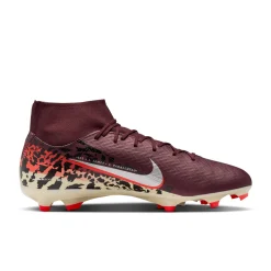 Nike Zoom Mercurial Superfly 10 Academy Gras / Kunstgras Voetbalschoenen (MG) Bordeauxrood Zilver Oranje