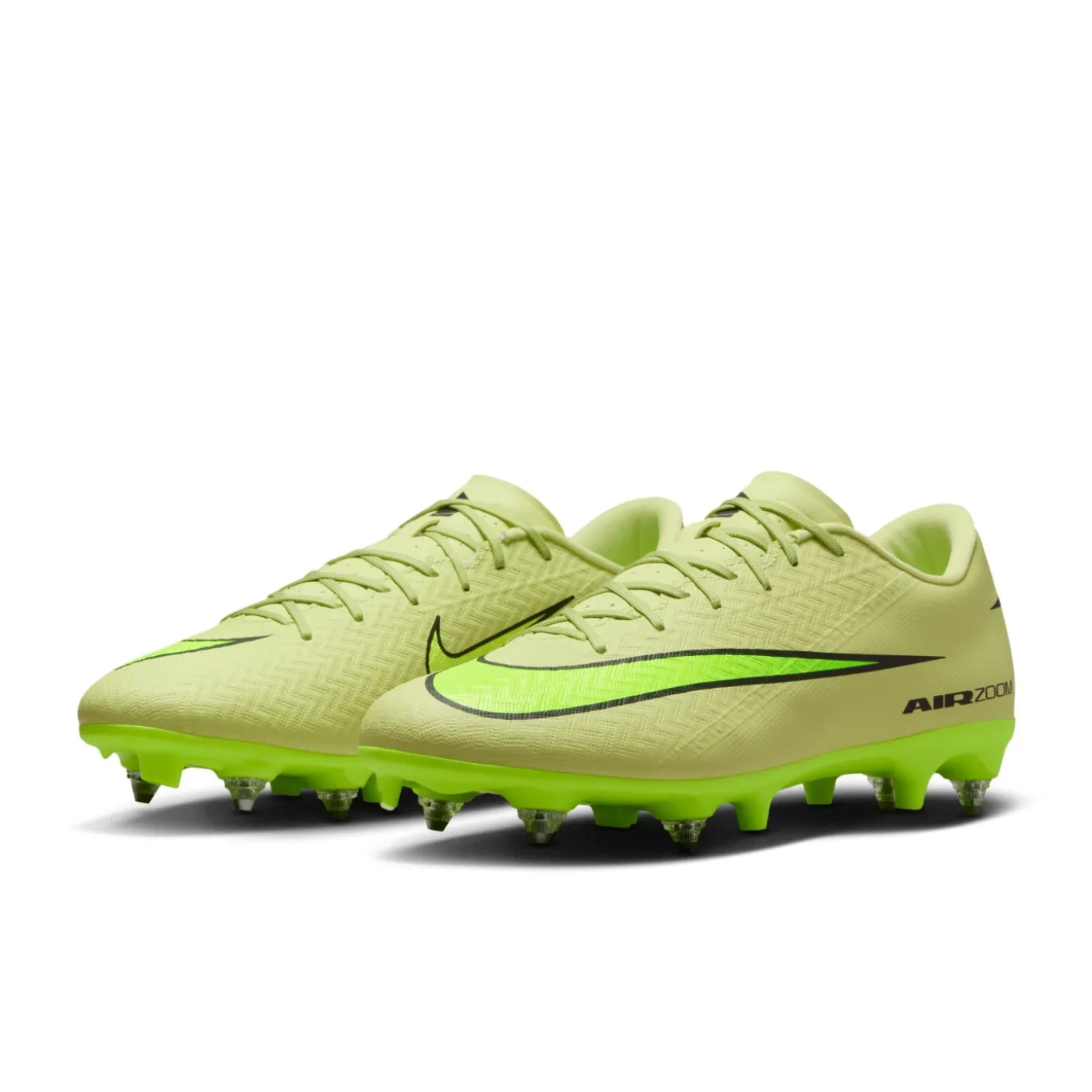 Nike Zoom Mercurial Vapor 16 Academy IJzeren-Nop Voetbalschoenen (SG) Anti-Clog Geel Neongeel Oranje