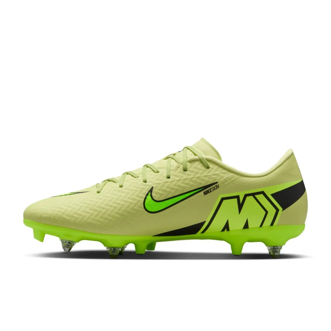 Nike Zoom Mercurial Vapor 16 Academy IJzeren-Nop Voetbalschoenen (SG) Anti-Clog Geel Neongeel Oranje