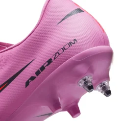 Nike Zoom Mercurial Vapor 16 Academy IJzeren-Nop Voetbalschoenen (SG) Anti-Clog Roze Felrood Lichtblauw