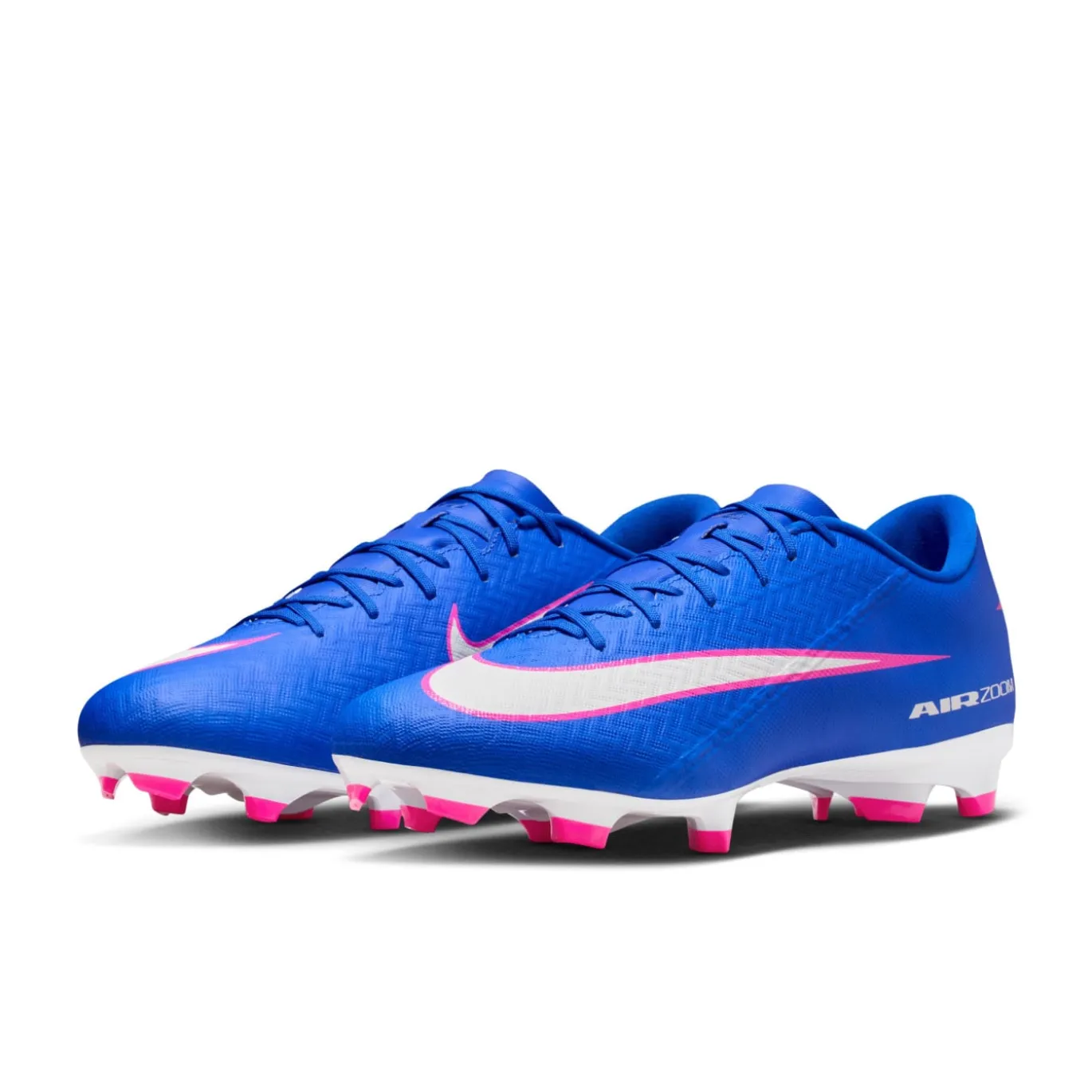 Nike Zoom Mercurial Vapor 16 Academy Gras / Kunstgras Voetbalschoenen (MG) Blauw Wit Felroze