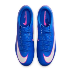 Nike Zoom Mercurial Vapor 16 Academy Gras / Kunstgras Voetbalschoenen (MG) Blauw Wit Felroze