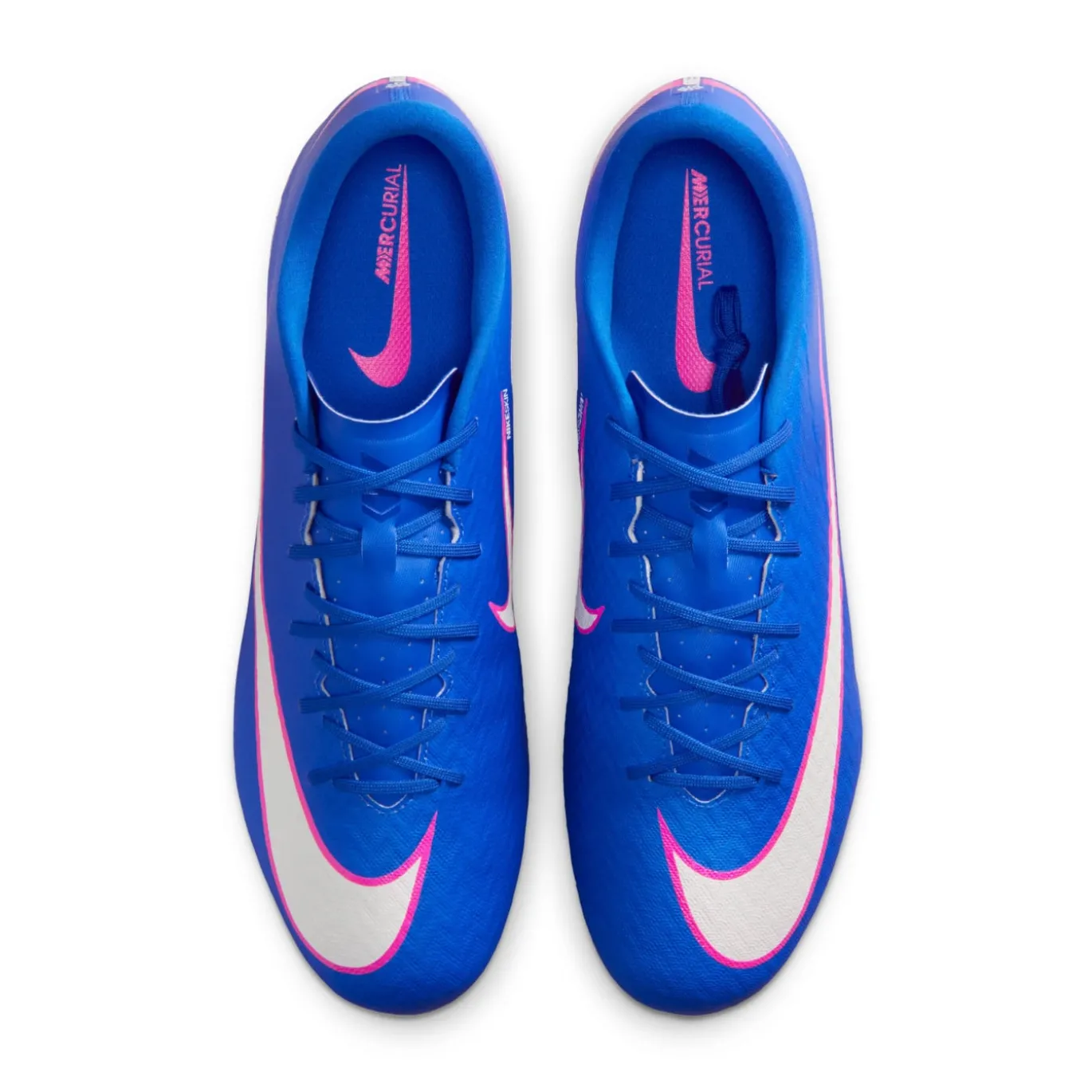 Nike Zoom Mercurial Vapor 16 Academy Gras / Kunstgras Voetbalschoenen (MG) Blauw Wit Felroze