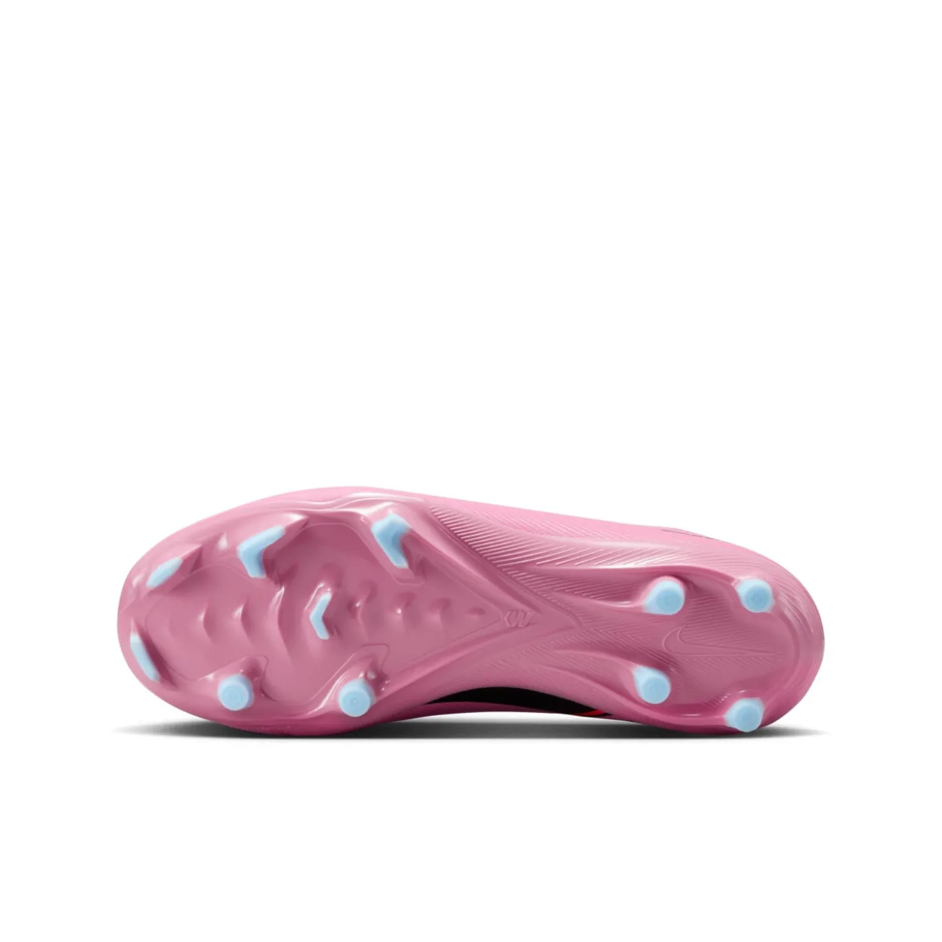 Nike Zoom Mercurial Vapor 16 Academy Gras / Kunstgras Voetbalschoenen (MG) Kids Roze Felrood Lichtblauw