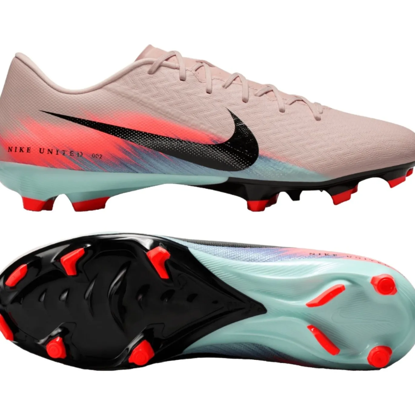 Nike Zoom Mercurial Vapor 16 Academy Gras / Kunstgras Voetbalschoenen (MG) Roze Blauw Turquoise