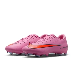 Nike Zoom Mercurial Vapor 16 Academy Gras / Kunstgras Voetbalschoenen (MG) Roze Felrood Lichtblauw