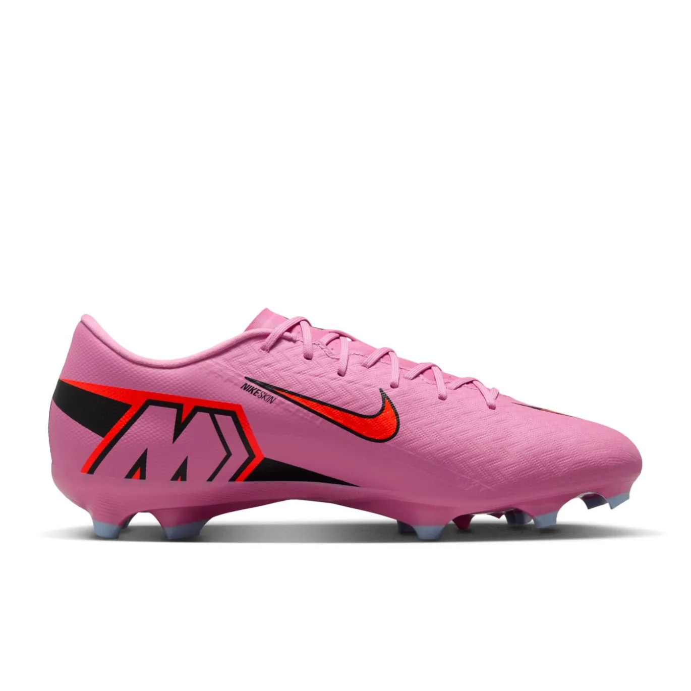 Nike Zoom Mercurial Vapor 16 Academy Gras / Kunstgras Voetbalschoenen (MG) Roze Felrood Lichtblauw