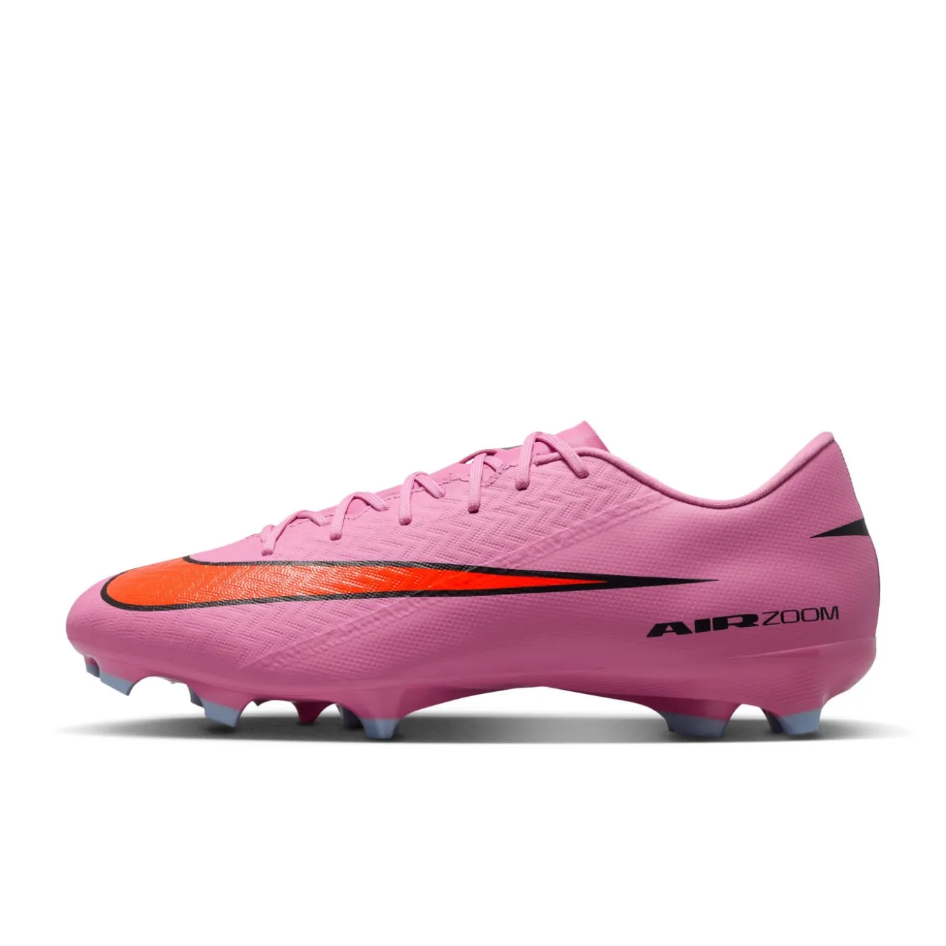 Nike Zoom Mercurial Vapor 16 Academy Gras / Kunstgras Voetbalschoenen (MG) Roze Felrood Lichtblauw