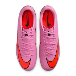 Nike Zoom Mercurial Vapor 16 Academy Gras / Kunstgras Voetbalschoenen (MG) Roze Felrood Lichtblauw