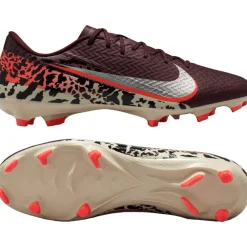 Nike Zoom Mercurial Vapor 16 Academy Gras / Kunstgras Voetbalschoenen (MG) Bordeauxrood Zilver Oranje