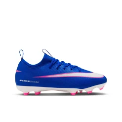 Nike Zoom Mercurial Vapor 16 Academy Gras / Kunstgras Voetbalschoenen (MG) Kids Blauw Wit Felroze