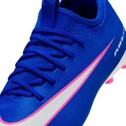 Nike Zoom Mercurial Vapor 16 Academy Gras / Kunstgras Voetbalschoenen (MG) Kids Blauw Wit Felroze