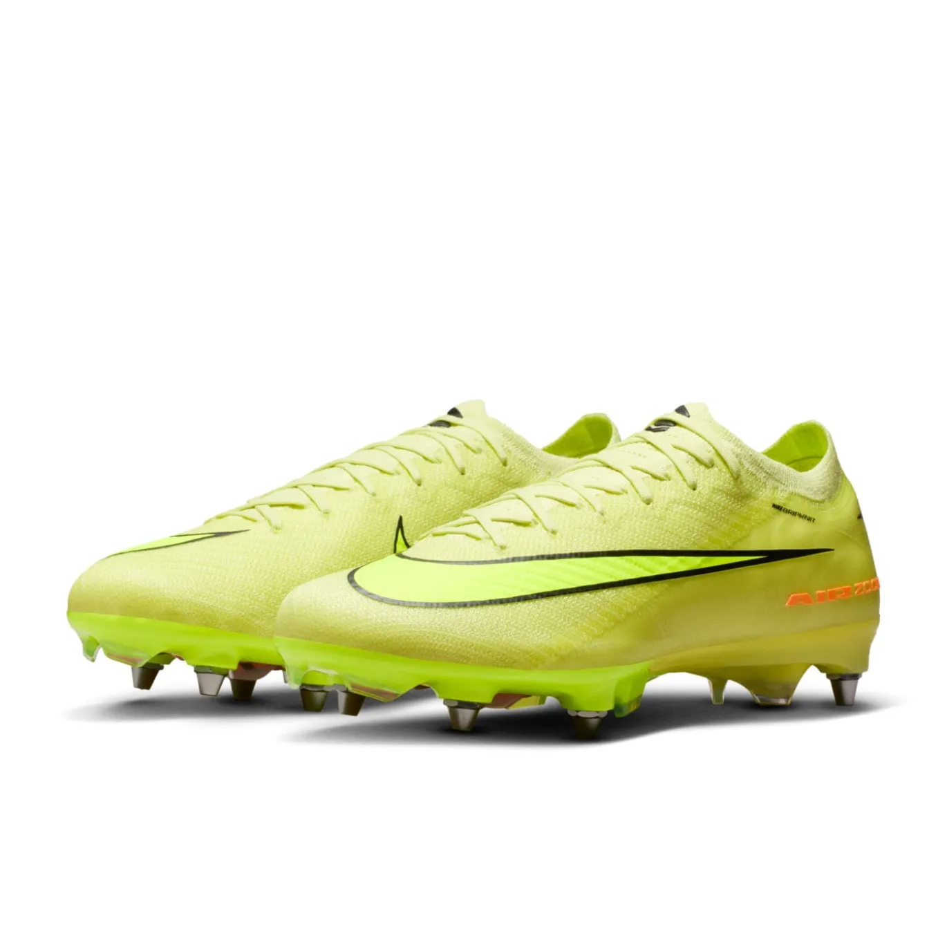 Nike Zoom Mercurial Vapor 16 Elite IJzeren-Nop Voetbalschoenen (SG) Geel Neongeel Oranje