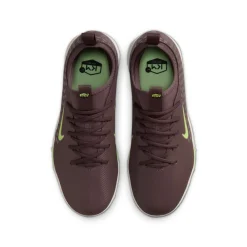 Nike Zoom Mercurial Vapor 16 Mbappé Academy Turf Voetbalschoenen (TF) Kids Bruin Neongeel Zilver