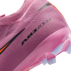 Nike Zoom Mercurial Vapor 16 Pro Gras Voetbalschoenen (FG) Kids Roze Felrood Lichtblauw