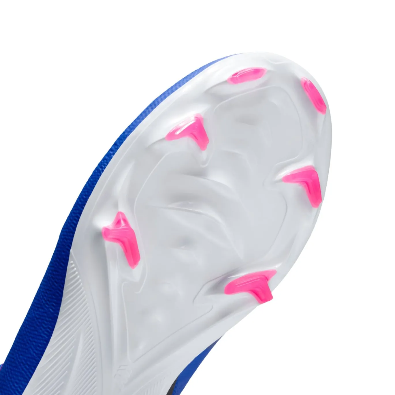 Nike Zoom Mercurial Vapor 16 Pro Gras Voetbalschoenen (FG) Kids Blauw Wit Felroze