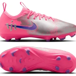 Nike Zoom Mercurial Vapor 16 Vinicius Júnior Academy Gras / Kunstgras Voetbalschoenen (MG) Kids Felroze Paars