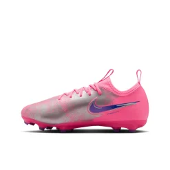Nike Zoom Mercurial Vapor 16 Vinicius Júnior Academy Gras / Kunstgras Voetbalschoenen (MG) Kids Felroze Paars