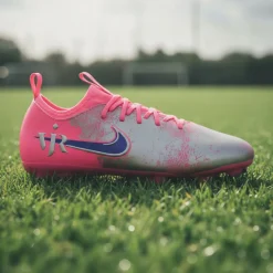 Nike Zoom Mercurial Vapor 16 Vinicius Júnior Academy Gras / Kunstgras Voetbalschoenen (MG) Kids Felroze Paars