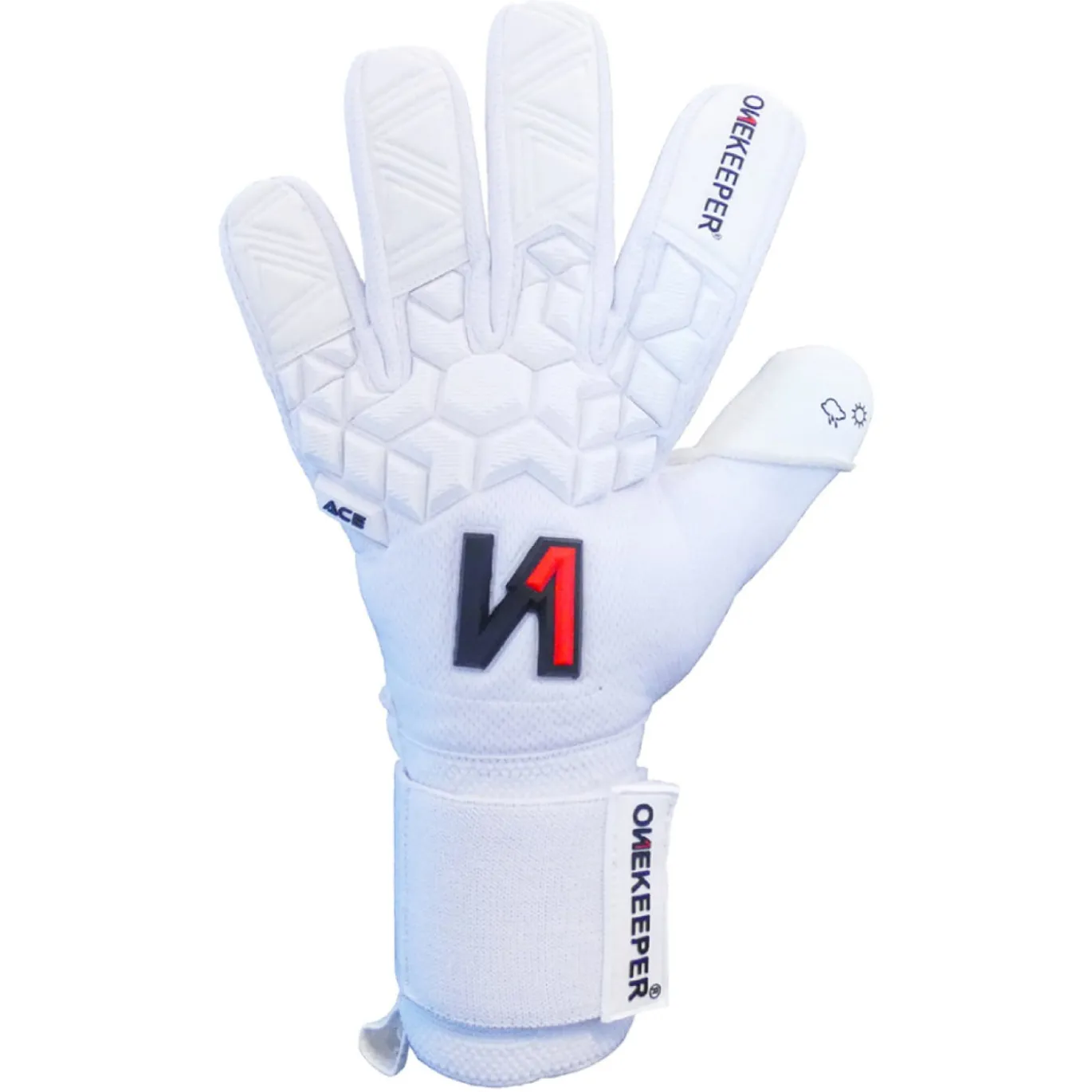 Onekeeper Ace White Keepershandschoenen Wit