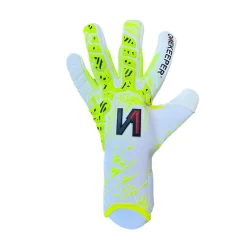 Onekeeper Iconic Keepershandschoenen Wit Fluorgeel Zwart