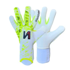 Onekeeper Iconic Keepershandschoenen Kids Wit Fluorgeel Zwart