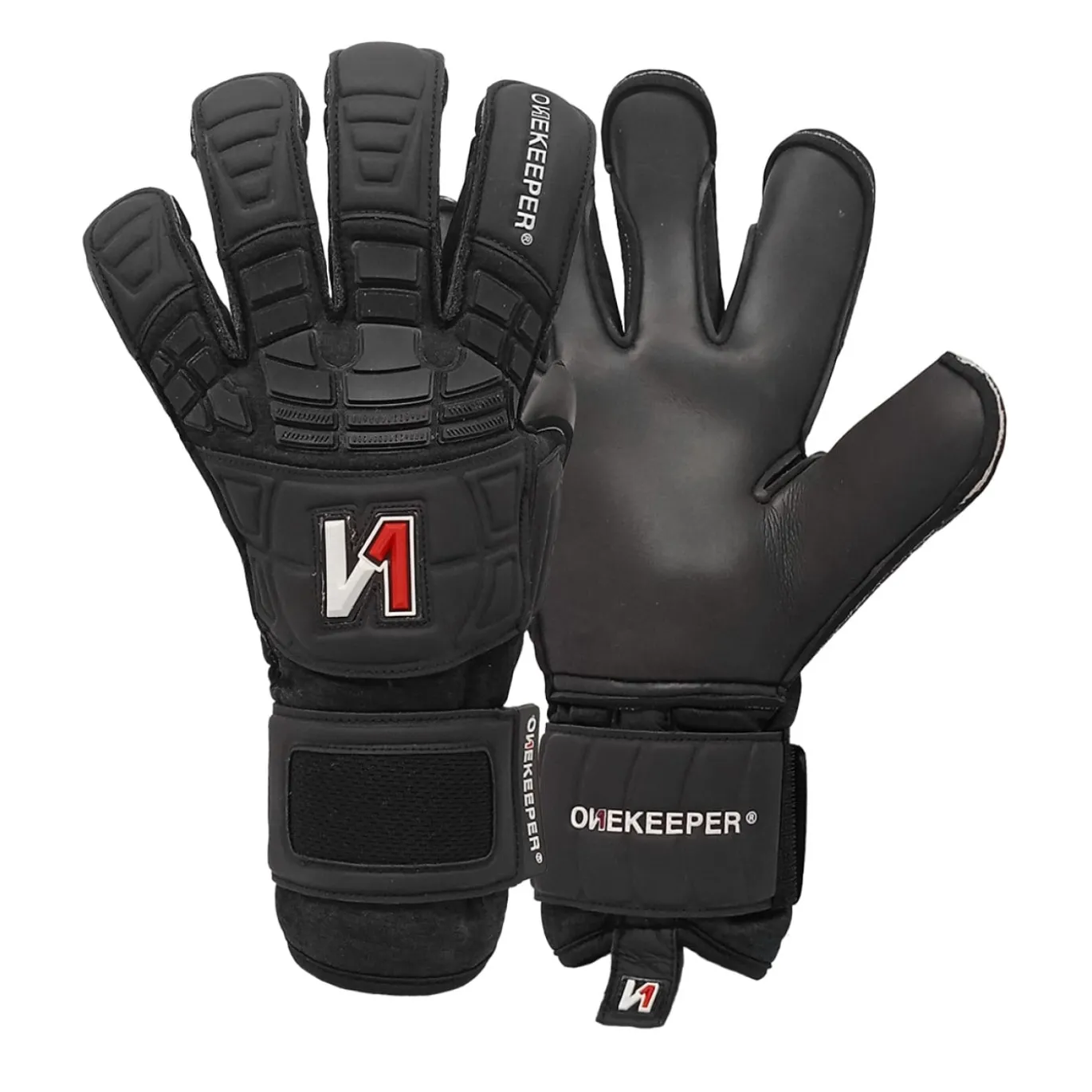 Onekeeper Solid Black Keepershandschoenen Zwart