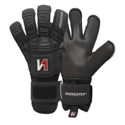Onekeeper Solid Black Keepershandschoenen Kids Zwart