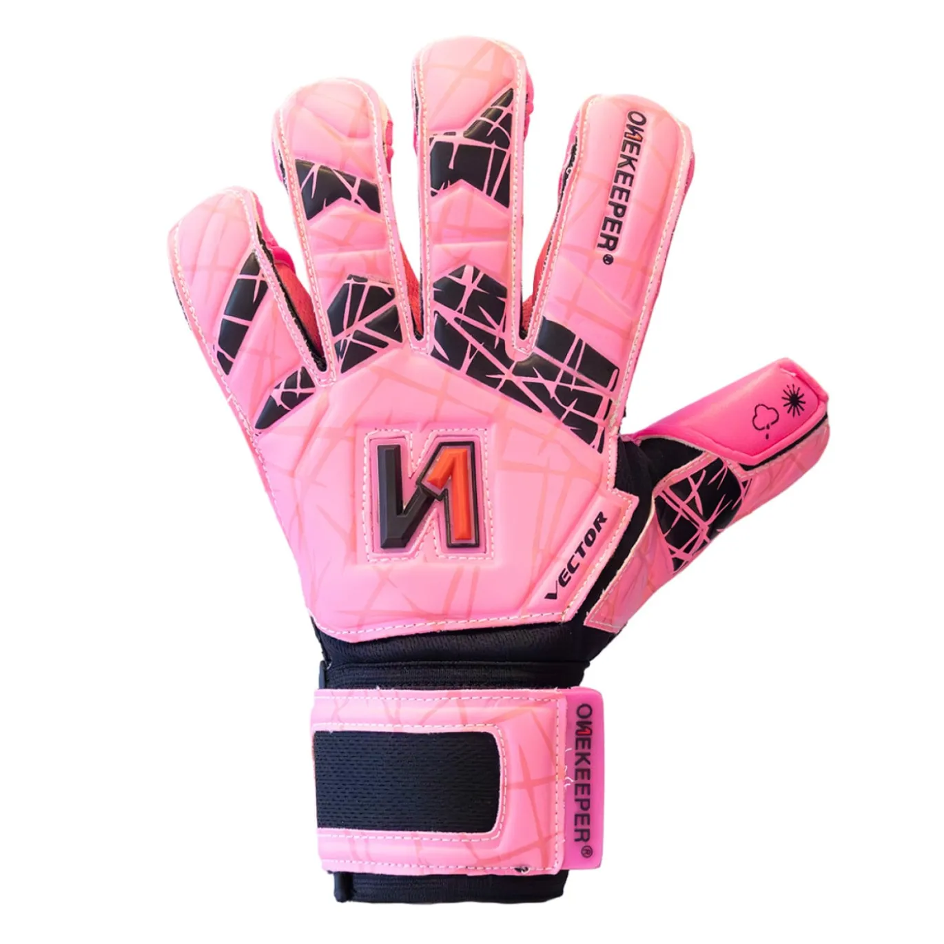 Onekeeper Vector Evolution Keepershandschoenen Kids Roze Zwart