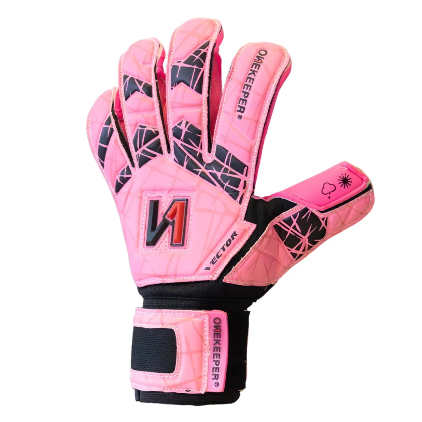 Onekeeper Vector Evolution Keepershandschoenen Kids Roze Zwart