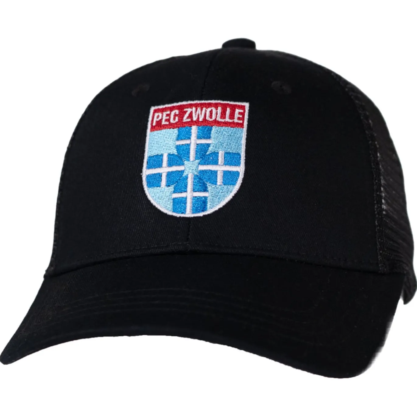 PEC Zwolle Cap Mesh Zwart