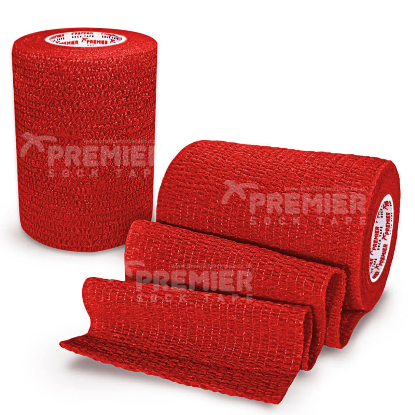 Premier Pro-Wrap Sokkentape 7.5cm Rood